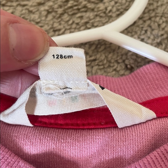 Mini Boden Pink Velour Heart Pocket Tunic 7-8Y - Picture 5 of 9